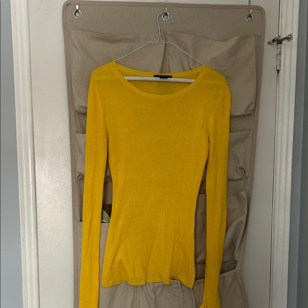 Pink Tartan Yellow Long Sleeve Top